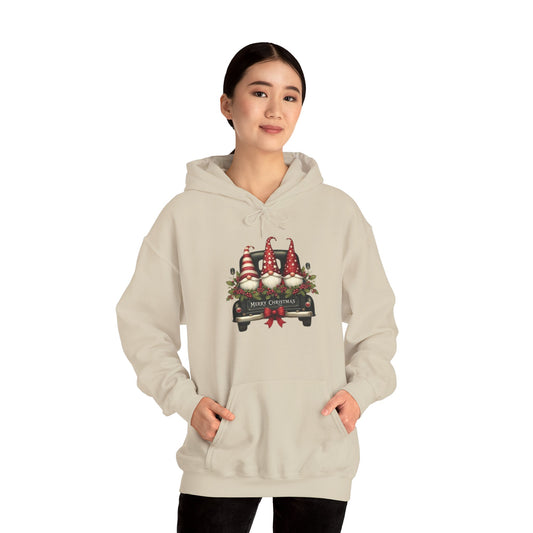 Vintage Christmas Gnomes Hoodie