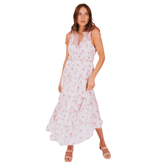 Floral Ribbon Tie Dress - Shamelessly Glamorous