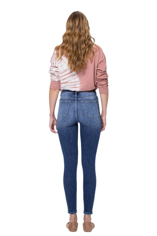 Judy Blue High Rise Skinny Jeans - Shamelessly Glamorous