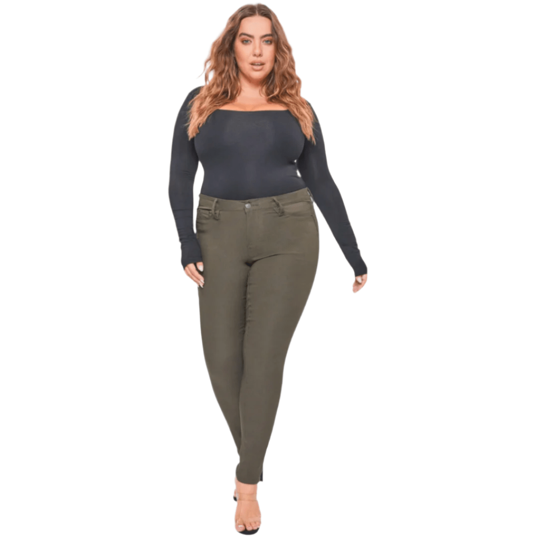 Women's Mid - Rise Skinny Jeans - Shamelessly Glamorous