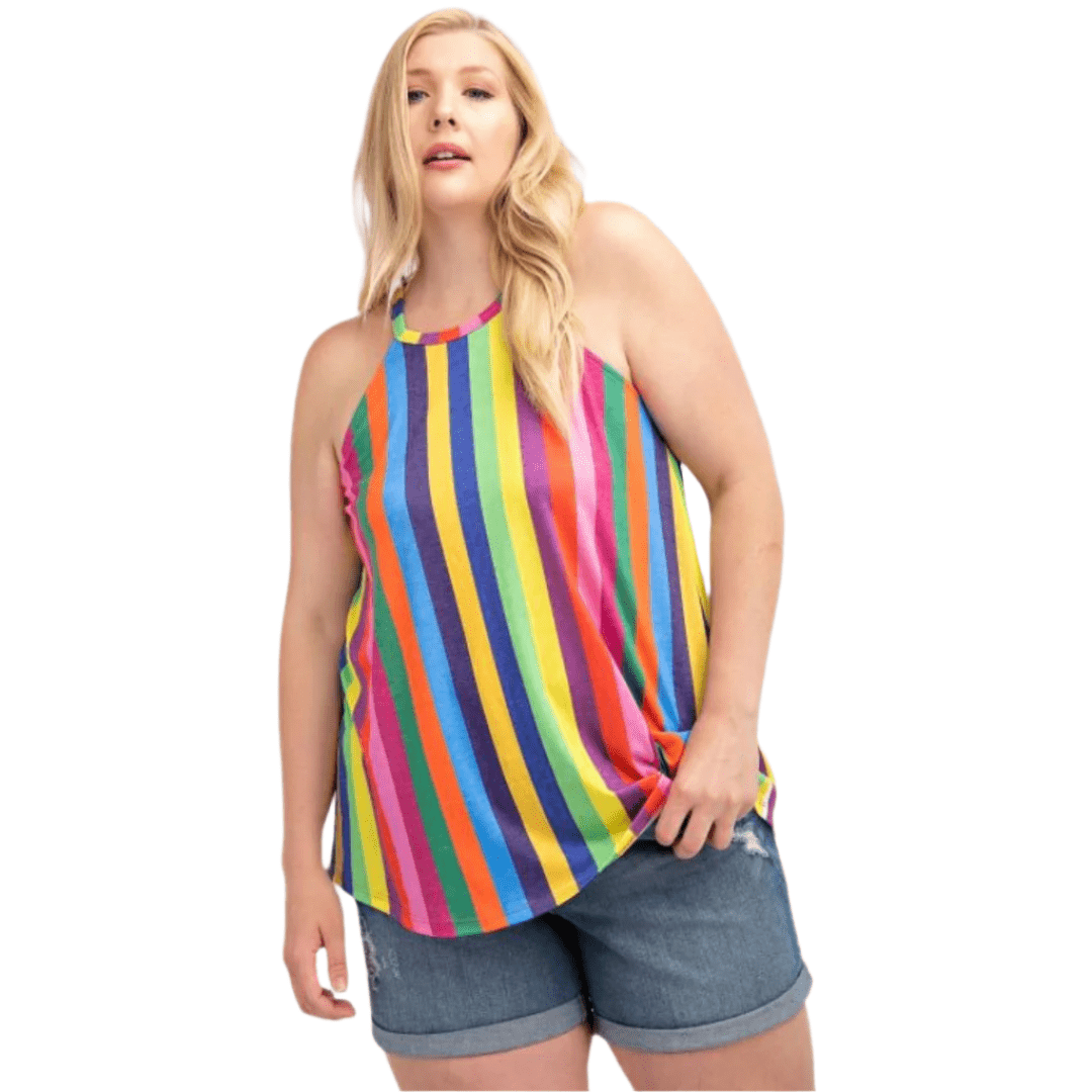 For the Love of Color Tank Top - Shamelessly Glamorous