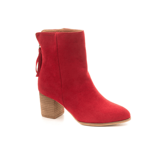 Red Boujee Tassel Boots - Shamelessly Glamorous