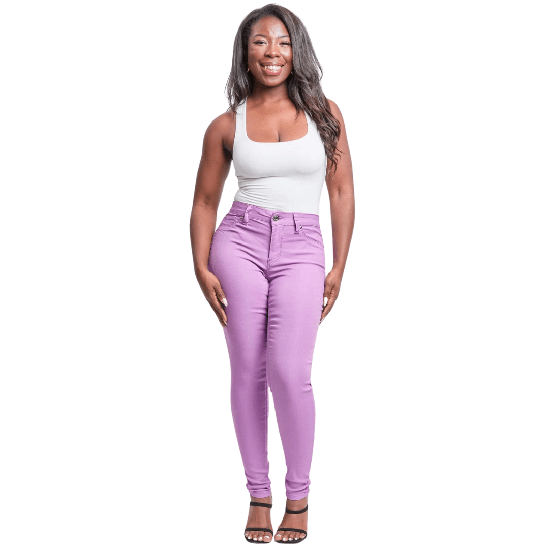 Junior Mid - Rise Skinny Jean By YMI - Shamelessly Glamorous