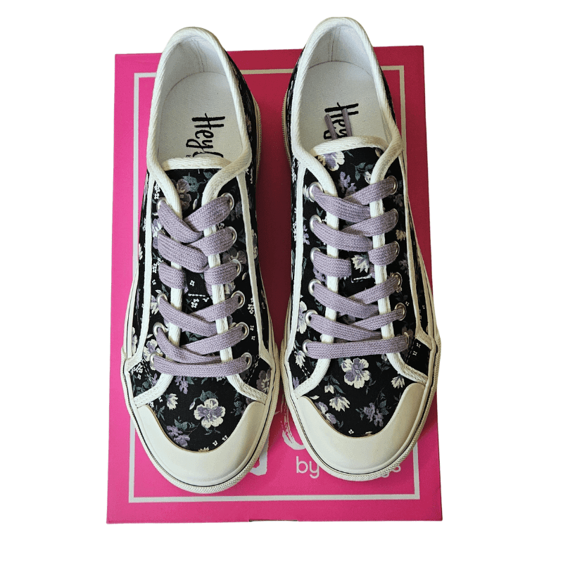 Waiting List Floral Tennis Shoes - Shamelessly Glamorous
