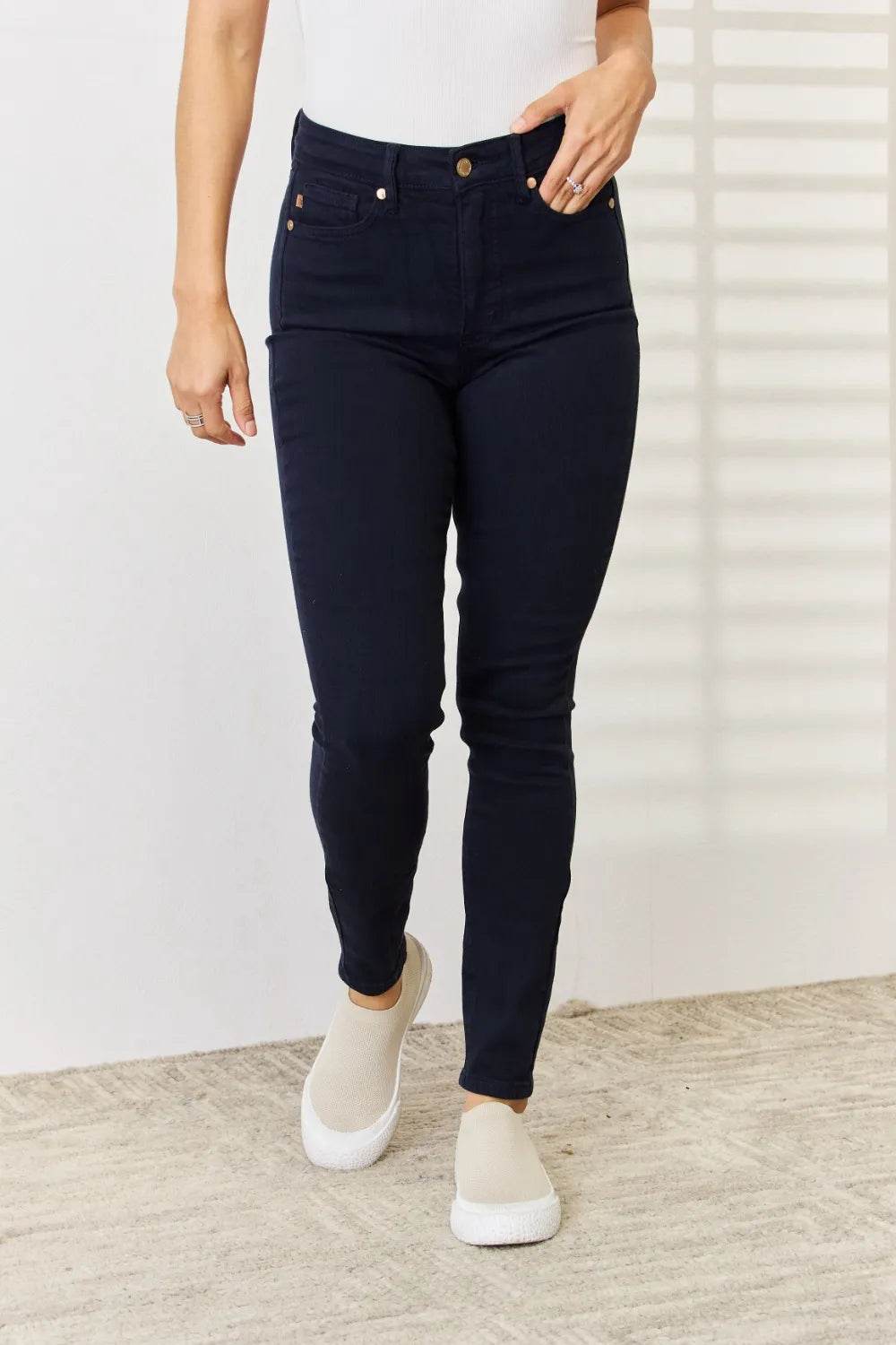 Judy Blue Tummy Control Skinny Jeans - Shamelessly Glamorous