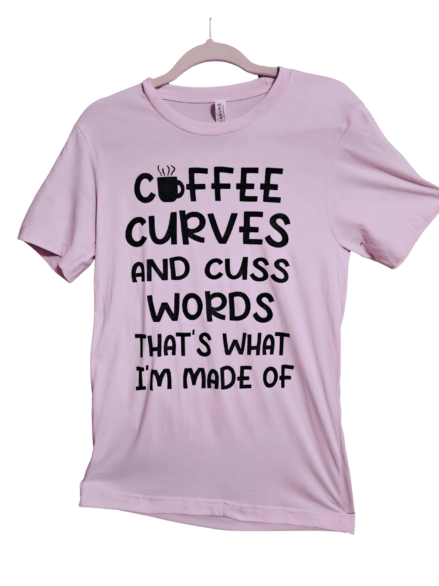 Coffee, Curves Graphic Tee - Shamelessly Glamorous
