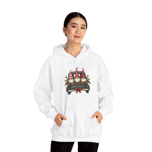 Vintage Christmas Gnomes Hoodie
