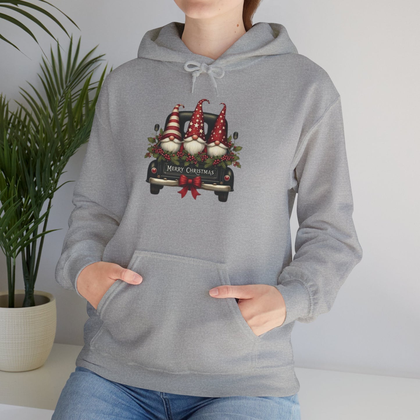 Vintage Christmas Gnomes Hoodie