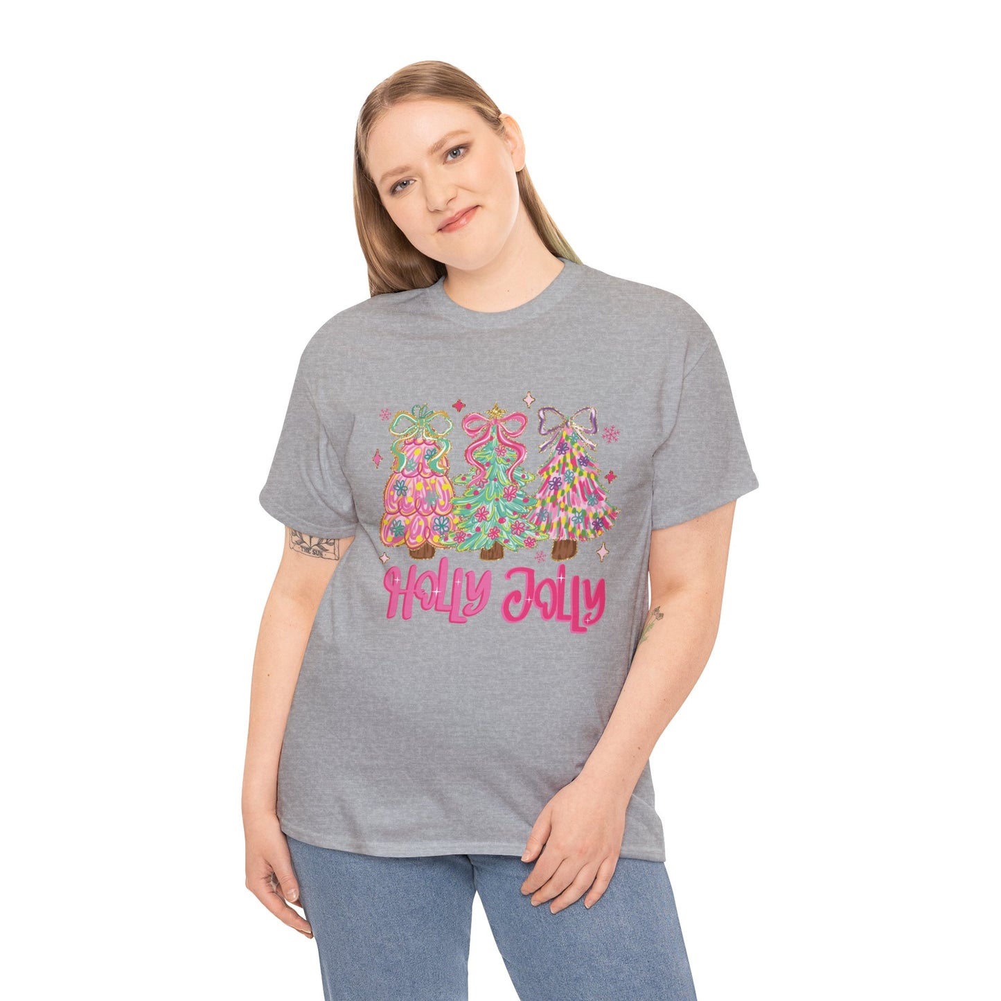 Holly Jolly Colorful Christmas Trees T-Shirt
