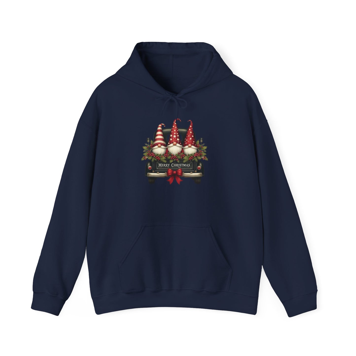 Vintage Christmas Gnomes Hoodie