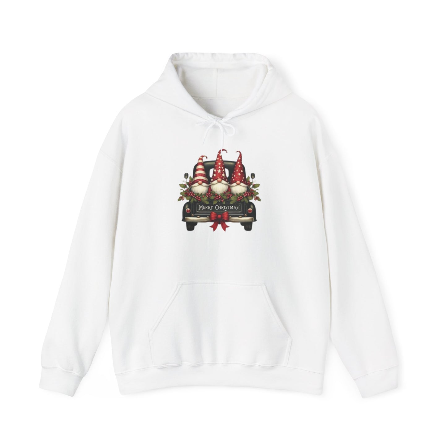 Vintage Christmas Gnomes Hoodie