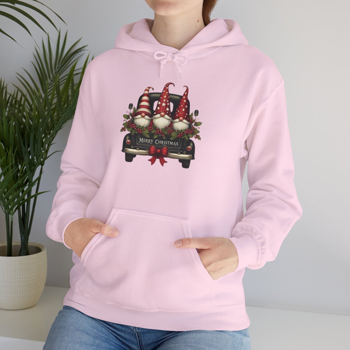 Vintage Christmas Gnomes Hoodie