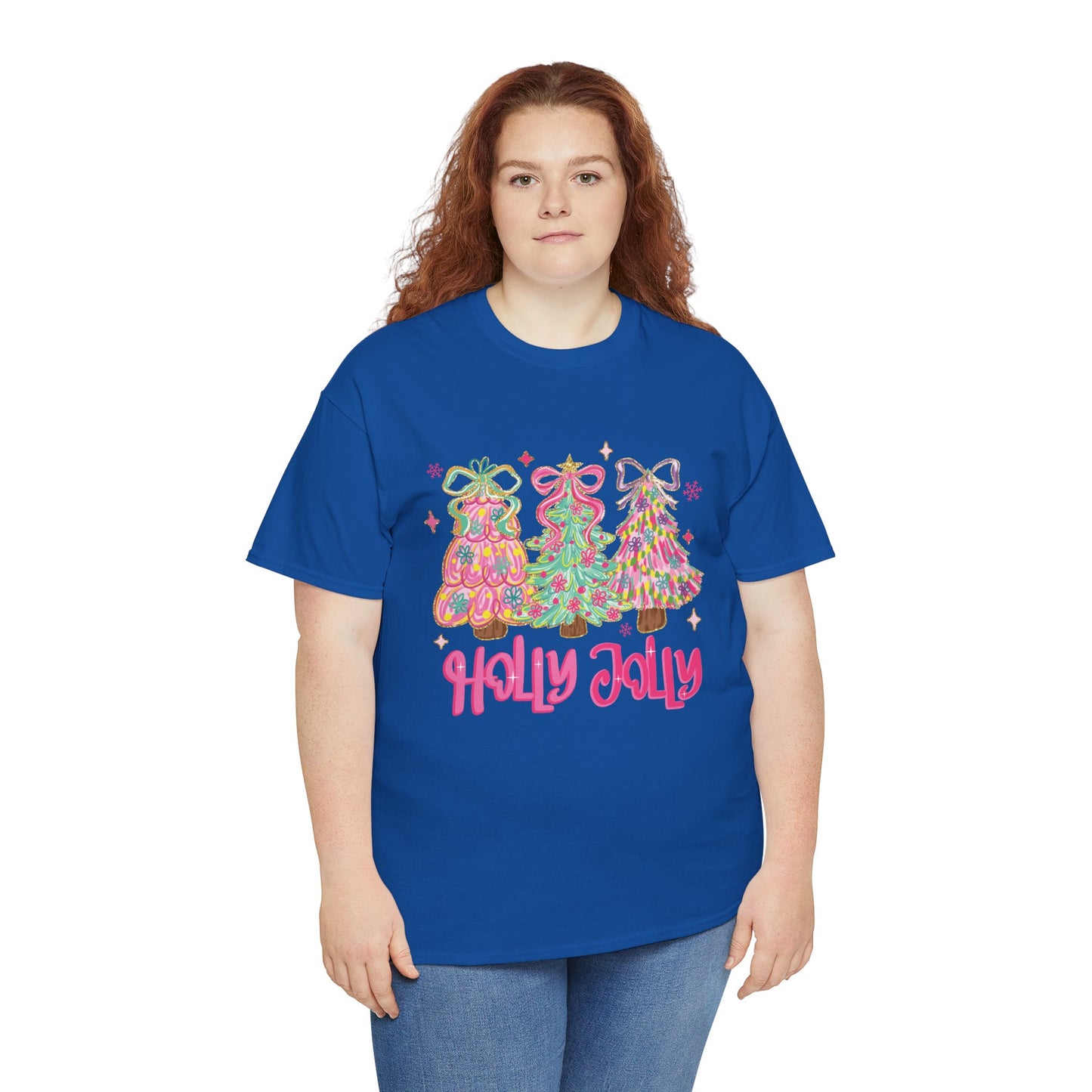 Holly Jolly Colorful Christmas Trees T-Shirt