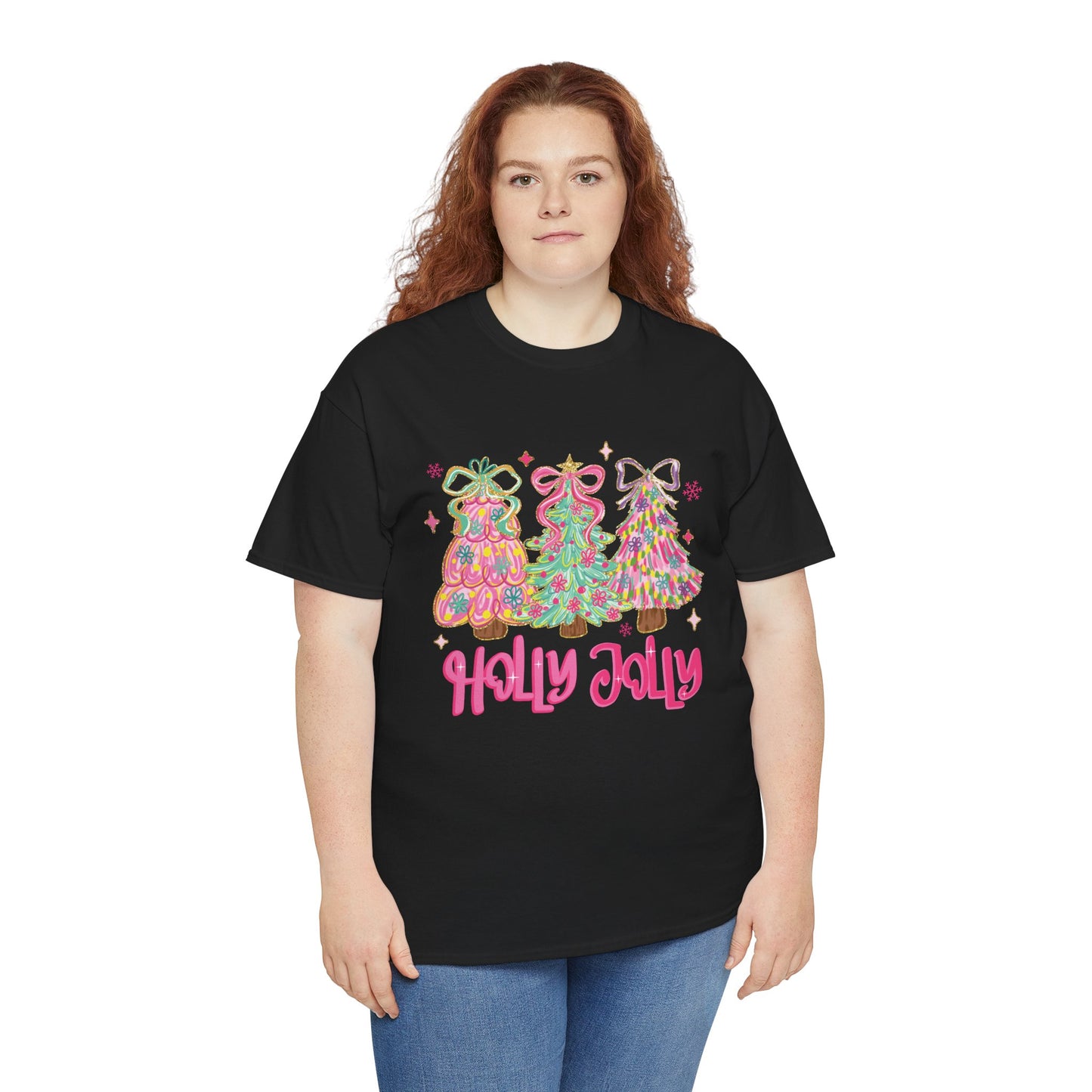 Holly Jolly Colorful Christmas Trees T-Shirt