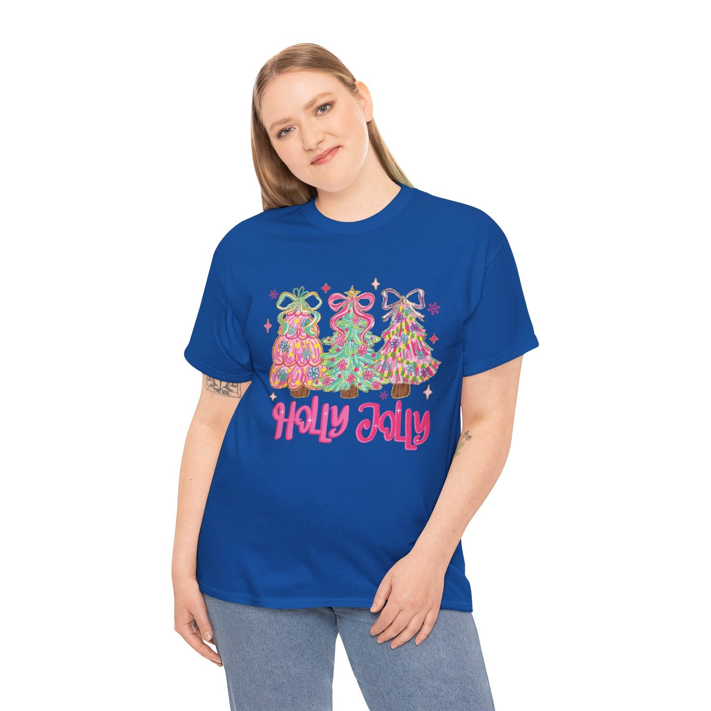 Holly Jolly Colorful Christmas Trees T-Shirt