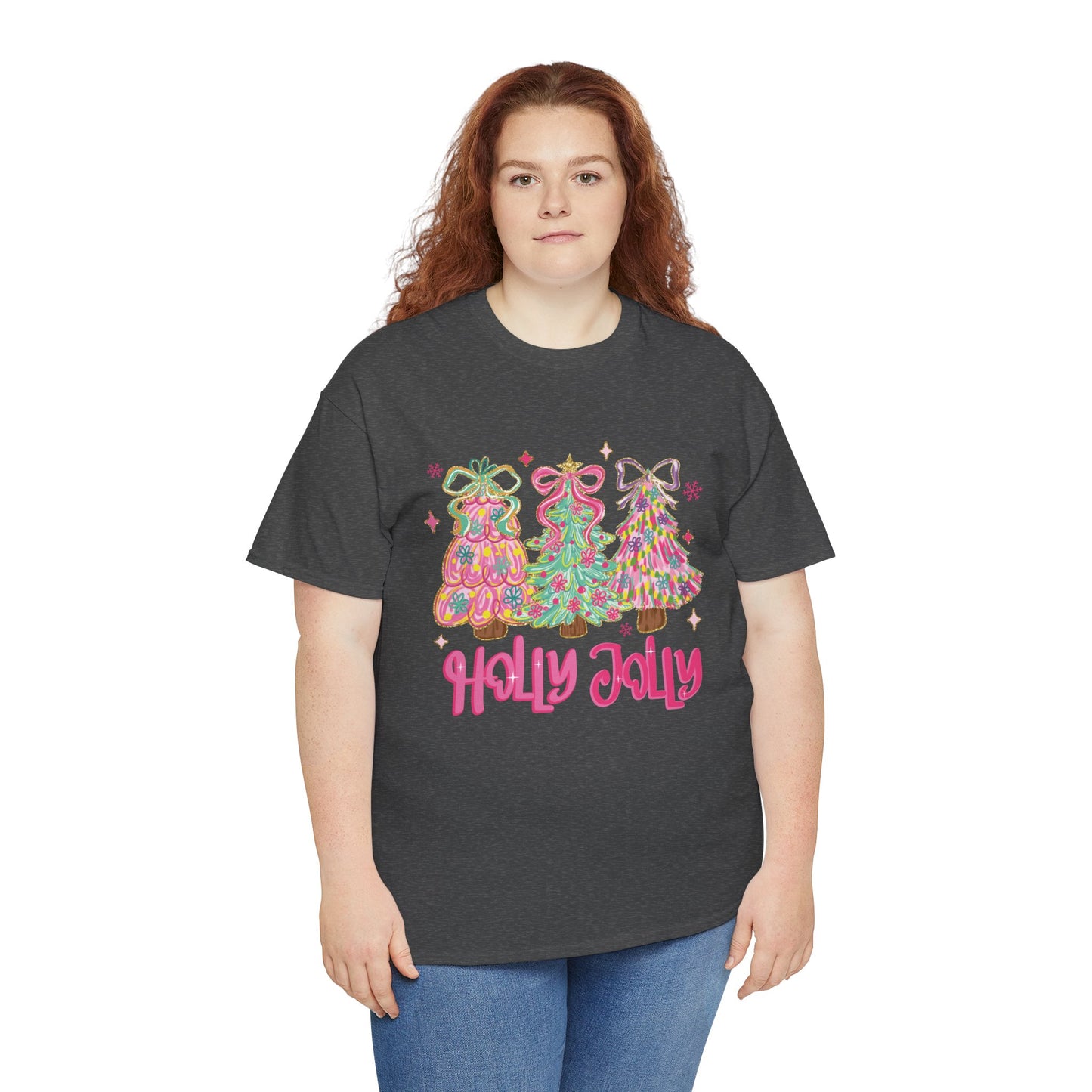 Holly Jolly Colorful Christmas Trees T-Shirt
