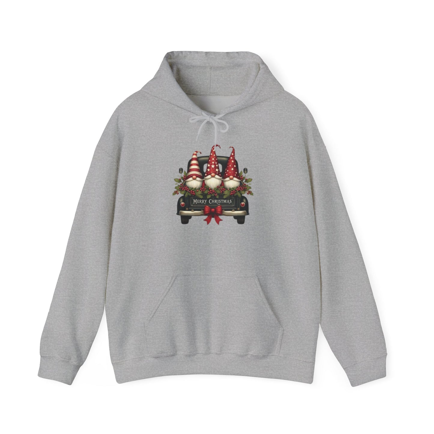 Vintage Christmas Gnomes Hoodie