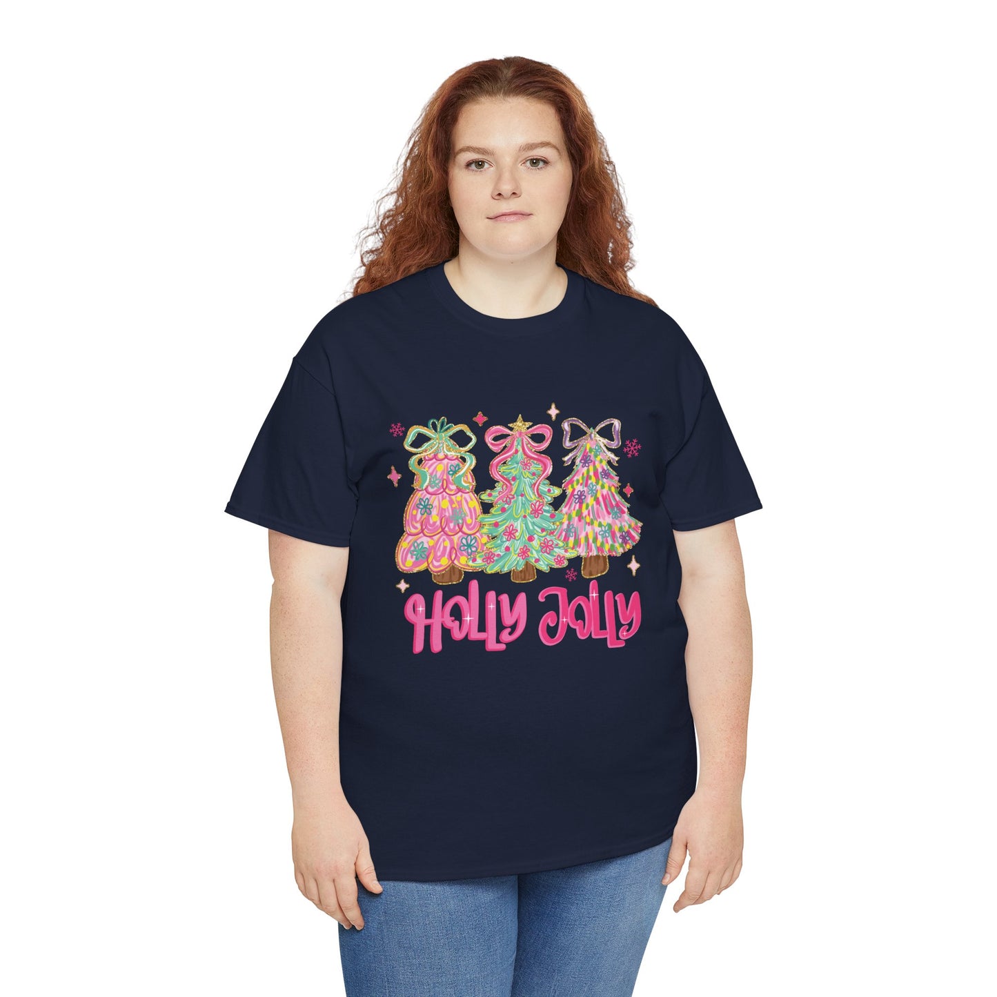 Holly Jolly Colorful Christmas Trees T-Shirt