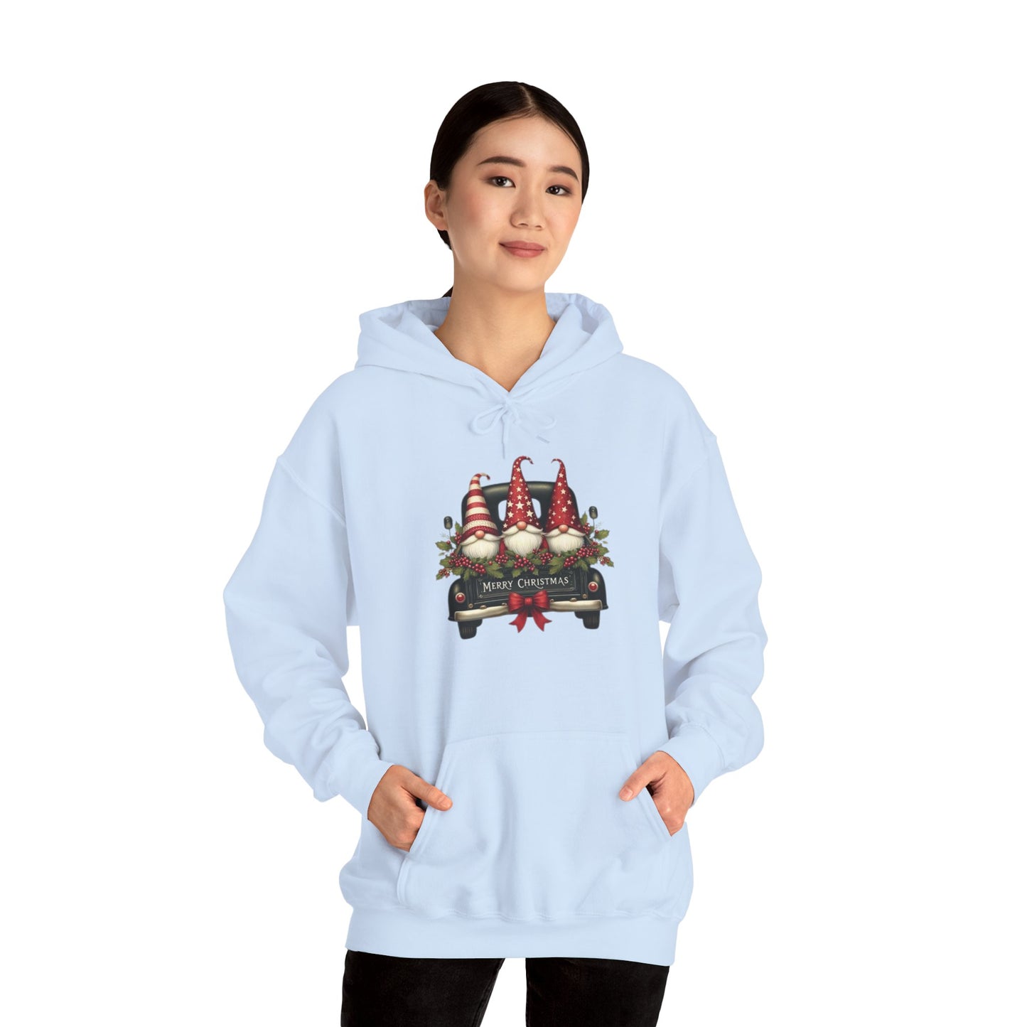 Vintage Christmas Gnomes Hoodie
