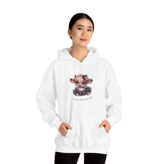 Cute But Moo-dy Cow Tee | Funny Cow Hoodie for Women