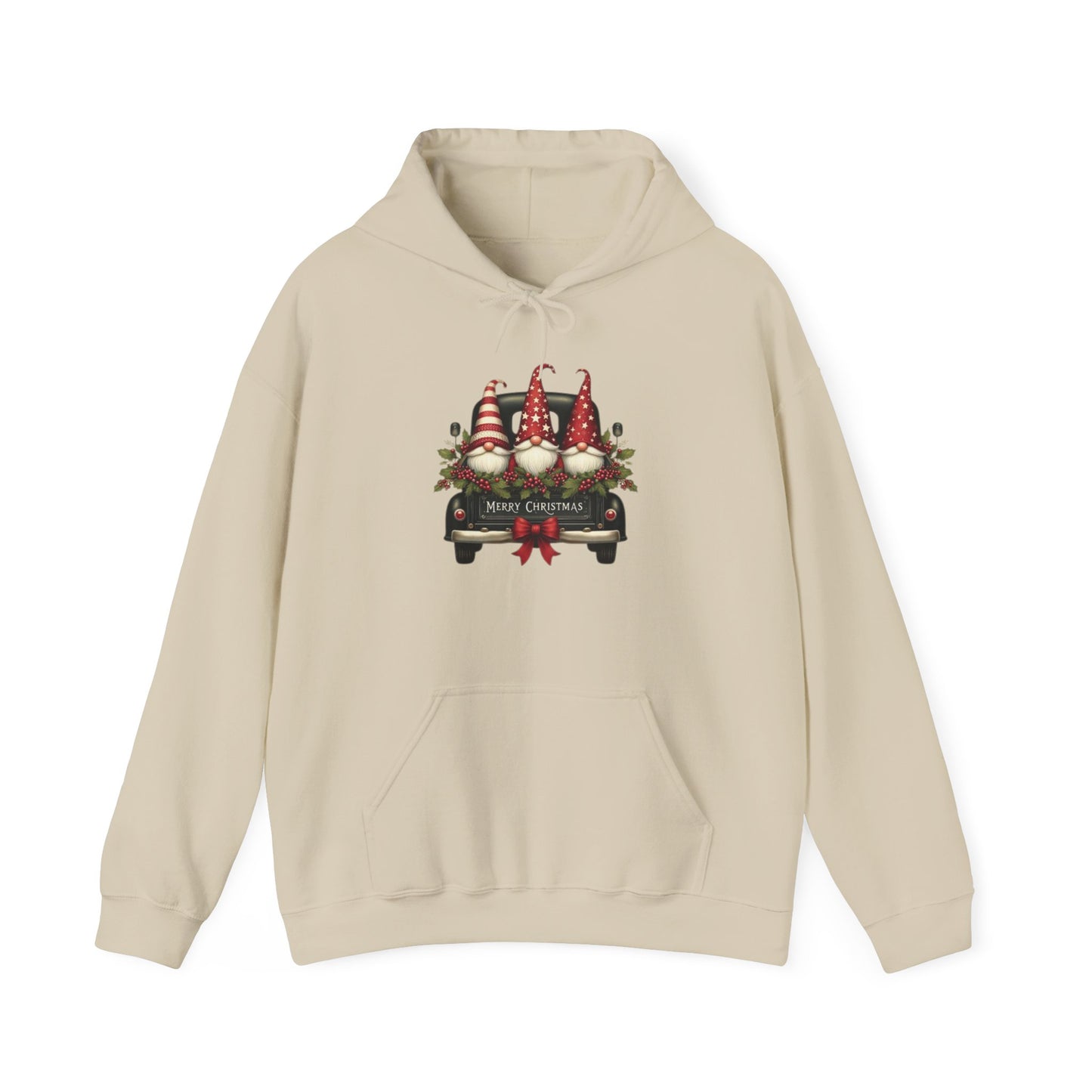 Vintage Christmas Gnomes Hoodie