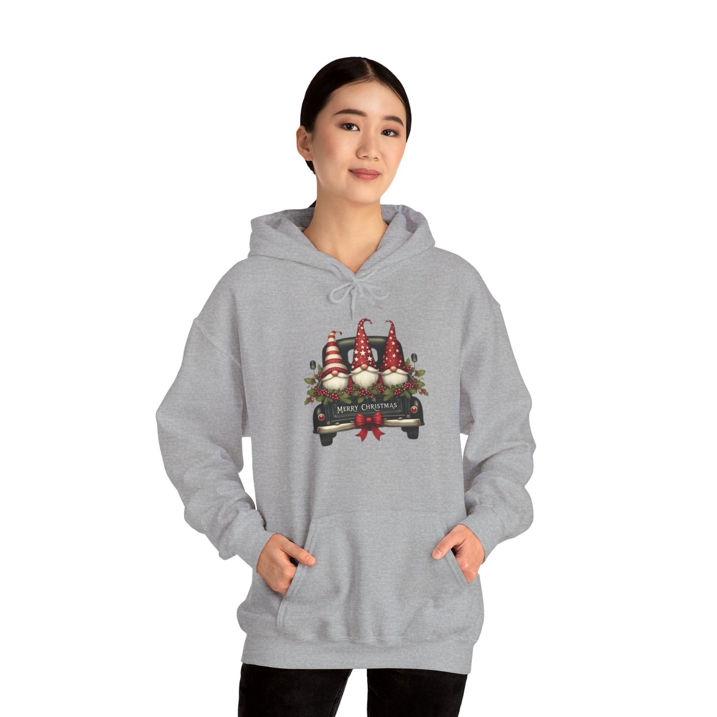 Vintage Christmas Gnomes Hoodie