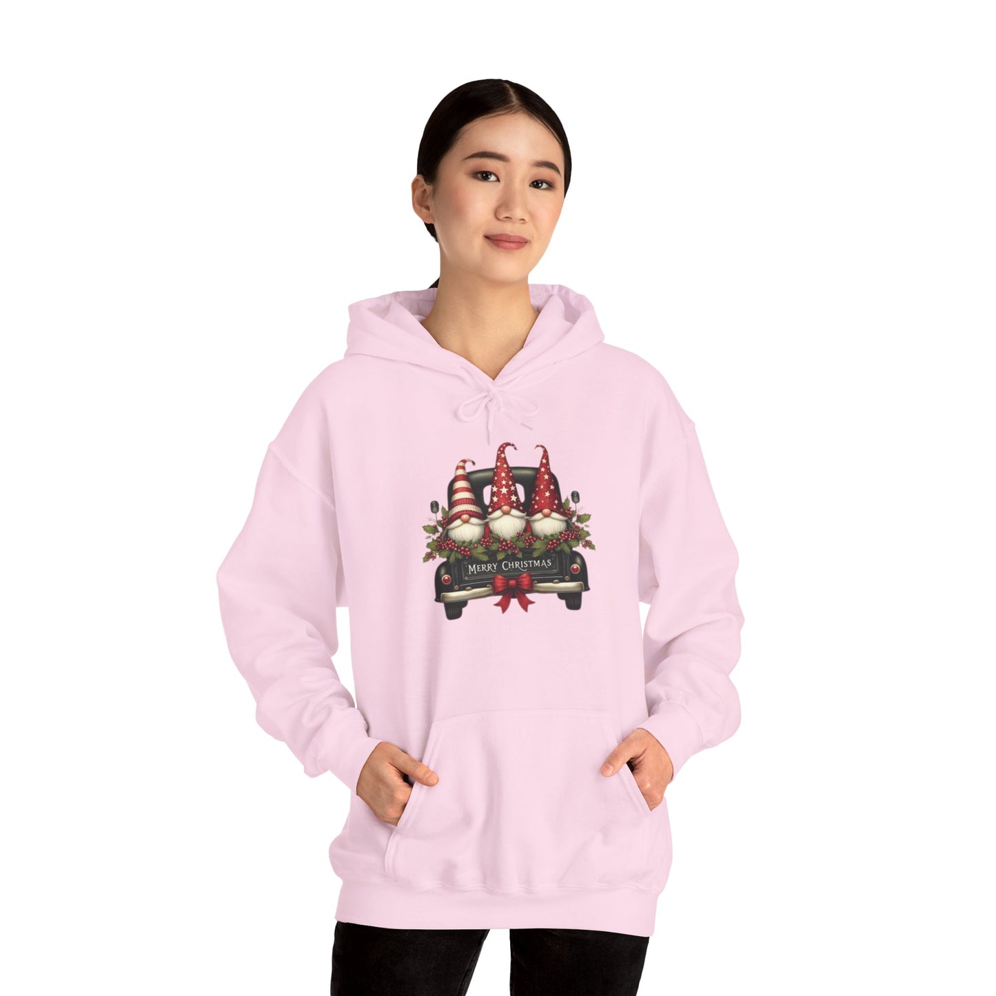 Vintage Christmas Gnomes Hoodie