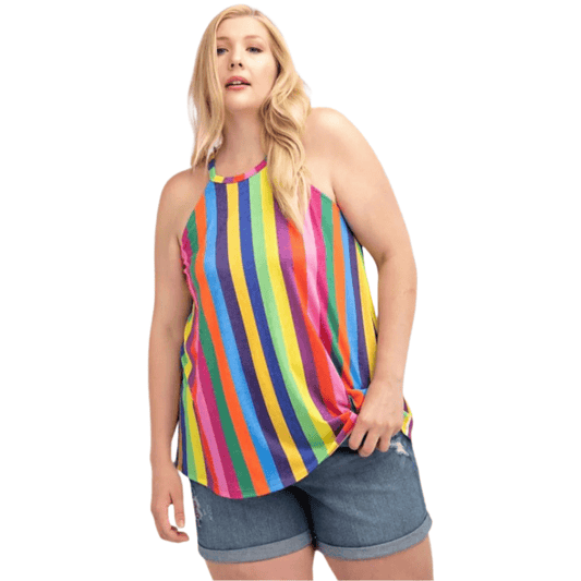 For the Love of Color Tank Top - Shamelessly Glamorous