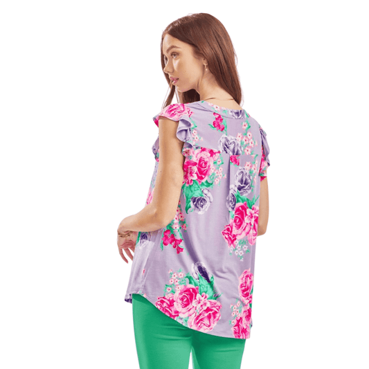 Flutter Sleeve Top By Dear Scarlett - Shamelessly Glamorous