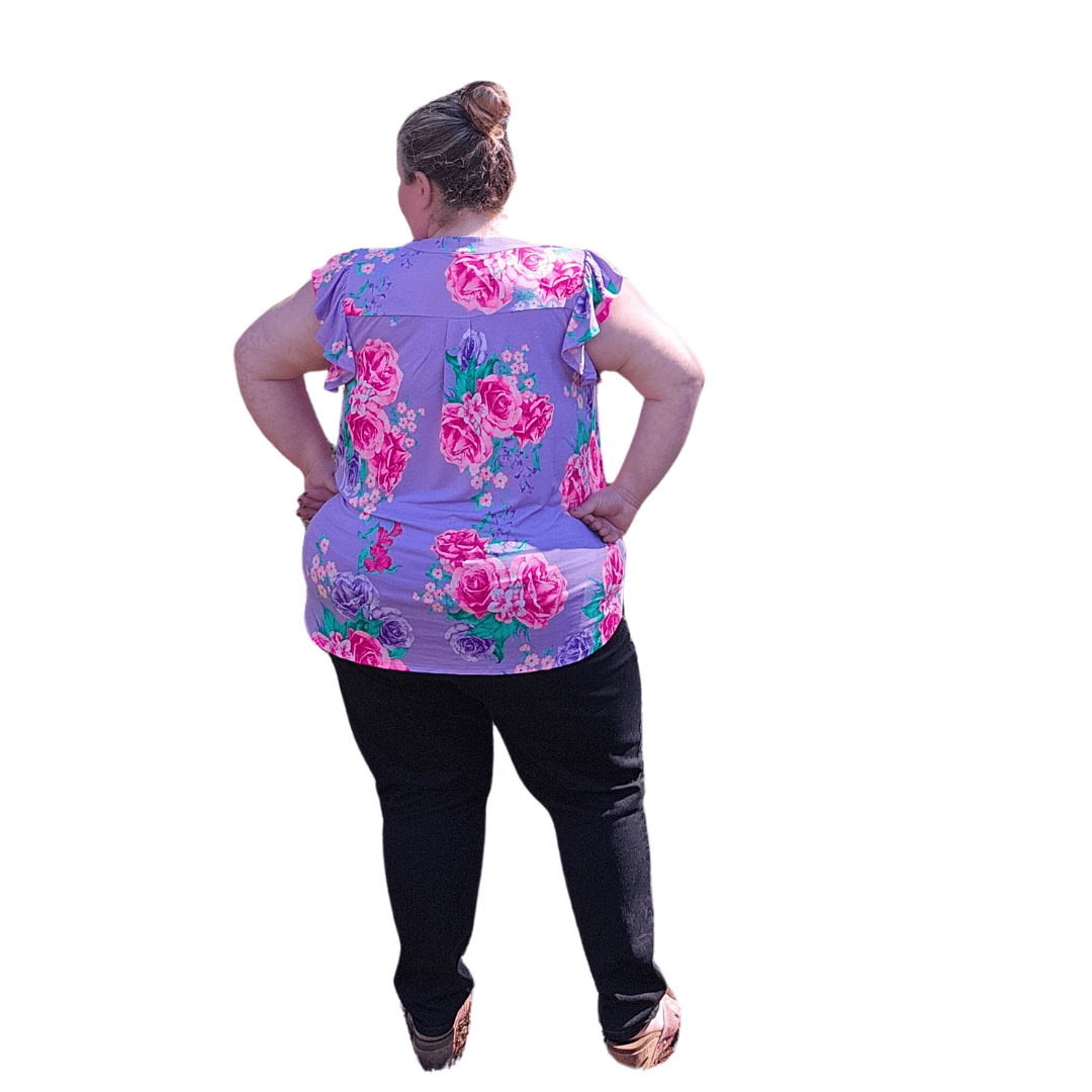 Flutter Sleeve Top By Dear Scarlett - Shamelessly Glamorous