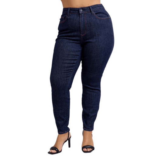Heart Shaped Back Pockets Skinny - Shamelessly Glamorous