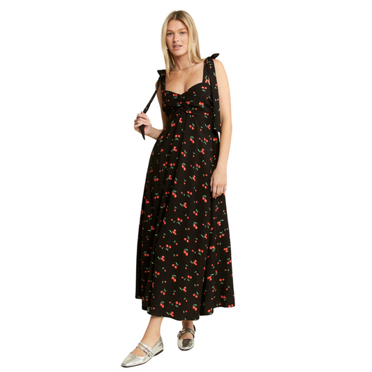 Plus Size Cherry Dress- Front